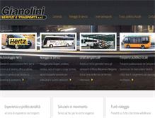 Tablet Screenshot of gianolini.it